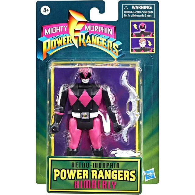 FIGURINE POWER RANGERS Retro Mighty Morphin PINK RANGER SLAYER Kimberly ...
