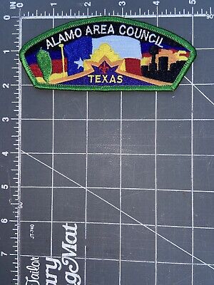 Boy Scouts BSA Alamo Area Council Patch CSP Shoulder Strip San Antonio Texas TX