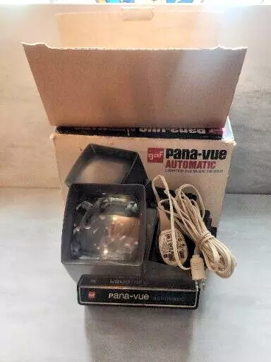 🖼️ GAF Pana-Vue Automatic 35mm Slide Viewer - Tested & Working