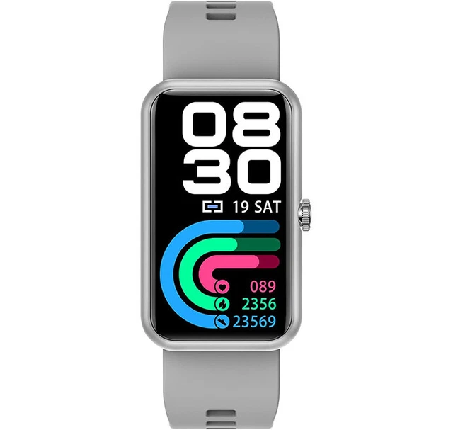 Trevi T-FIT 458 A Smartwatch 1.95 AMOLED Always On, Chiamate Wireless, Notifiche Social, Monitoraggio Salute e Sport, Waterproof IP68, con Cinturino Ufficiale Misano World Circuit