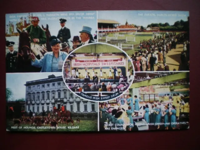 Postcard Kildare Irish Sweep Stakes Multi View