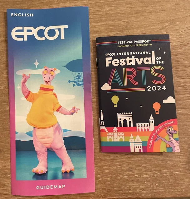 NEW WDW DISNEY EPCOT Festival of the Arts Passport Booklet 2024 & Guide