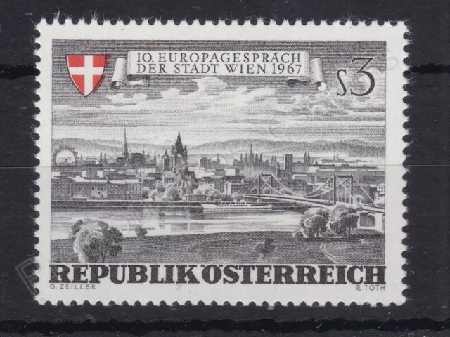 Austria 1967 Mnh Stamp Tenth European Talks Vienna Sg 1502