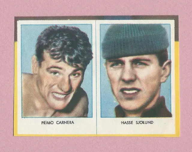 1959 Swedish Rekord Hand Cut #11 Primo Carnera Italy