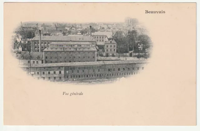 BEAUVAIS - Oise - CPA 60 - vue generale - carte 1900