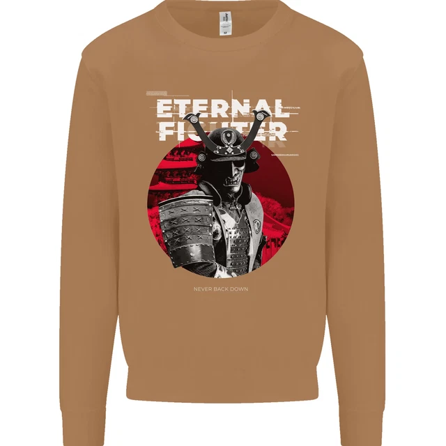 Felpa Maglione Samurai Fighter Skull MMA Arti Marziali Miste 9