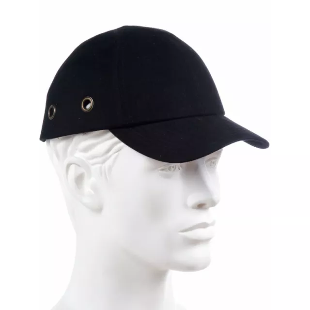 Casquette anti-heurt type base-ball noire SINGER HG913N