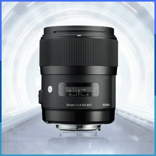 Sigma 35mm F1.4 Art DG HSM Full Frame Mirrorless DSLR Camera Lens for Nikon F