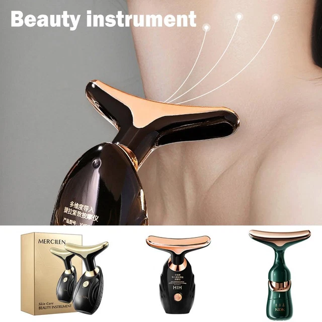 Dispositivo di bellezza lifting viso collo fotoniterapia strumento cosmetico antirughe