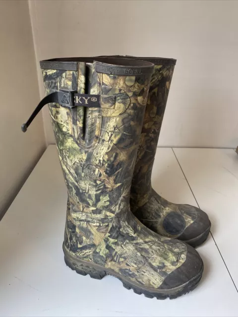 ROCKY SCENT FREE Waterproof Camo Hunting Tall Boots Knee High Size 10 ...