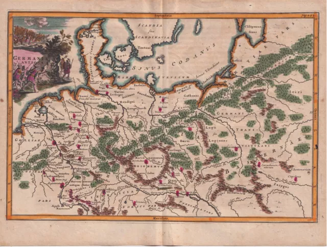 1701, Germania incisione su rame, dal Cellario Cellarius