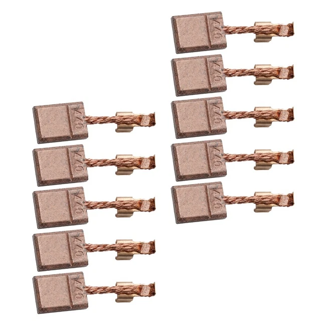 Lot De 10 Balais De Charbon | 13x10x3 Mm | Compatible CB440 BHP458 BDF452 BHP454 Et Autres Outils électriques - 4