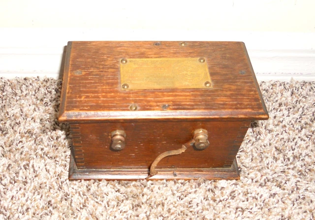 Antique New Way Motor Company Type L Spark Coil Unit Antique New Way Motor Company Type L Spark Coil Unit