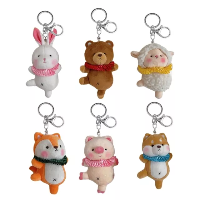 Stuffed Pendant Keychain Plush Doll Keyring Lovely Key Chain Decoration