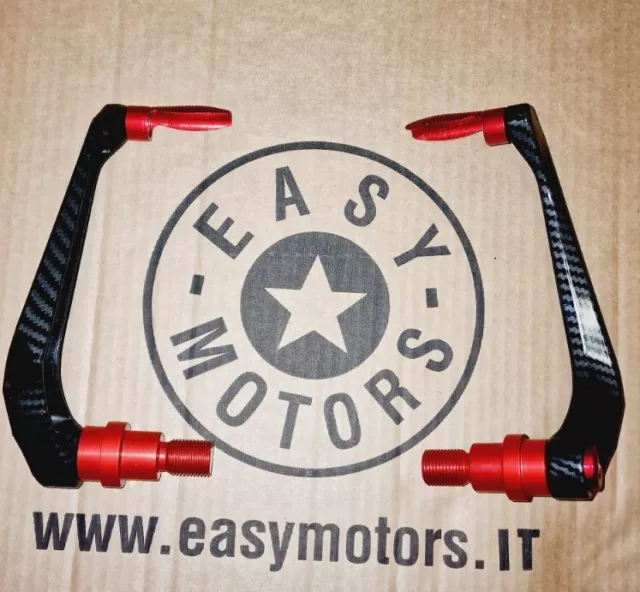Para Leve Protezione Leva Blu/Carbon Yamaha T-Max Tmax 500/530/560 Fino 2021
