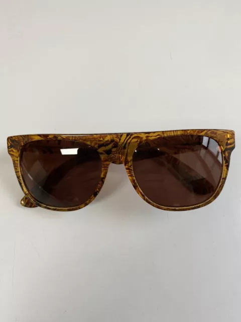 Retro Super Future - Flat Top Structura Brown Tortoise Sunglasses