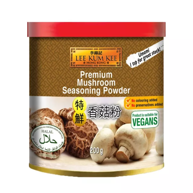 200g Lee Kum Kee Premium-Pilz-Würzpulver LKK Premium Mushroom Seasoning Powder