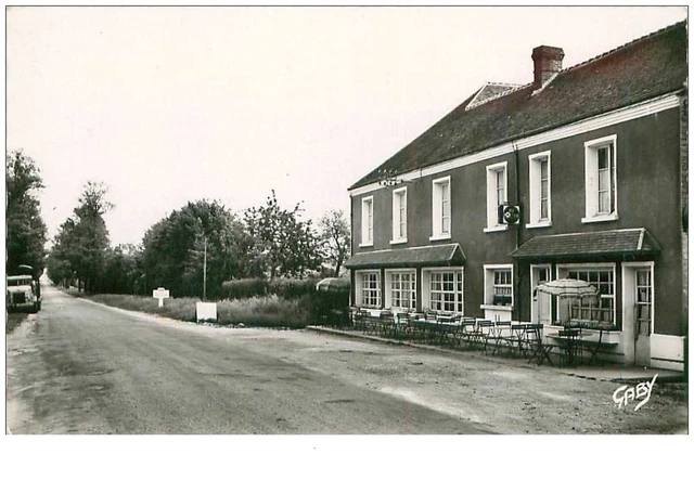 61.LE MESLE SUR SARTHE.n°12741.AUBERGE DE LA CHALOTIERE.CPSM
