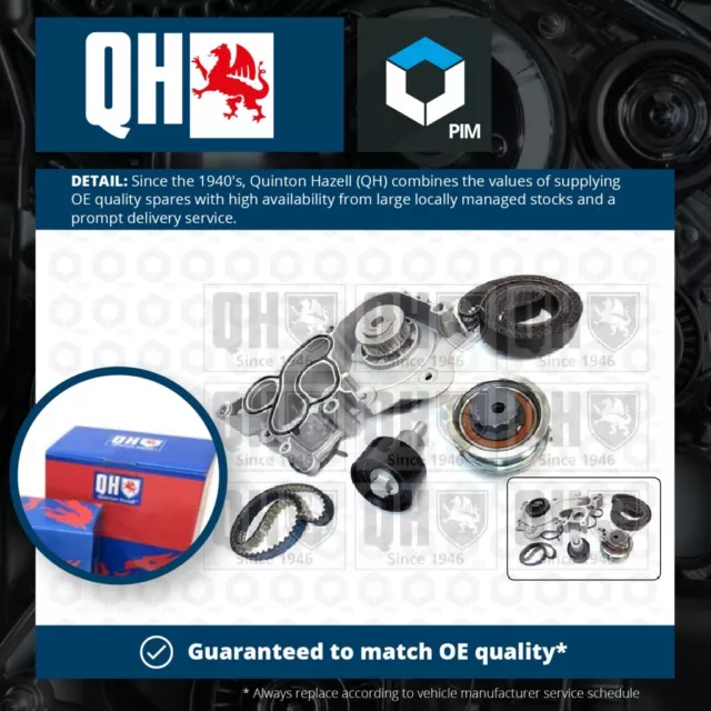 Timing Belt & Water Pump Kit fits SKODA YETI 5L 1.6 14 to 17 CWVA Set QH Quality