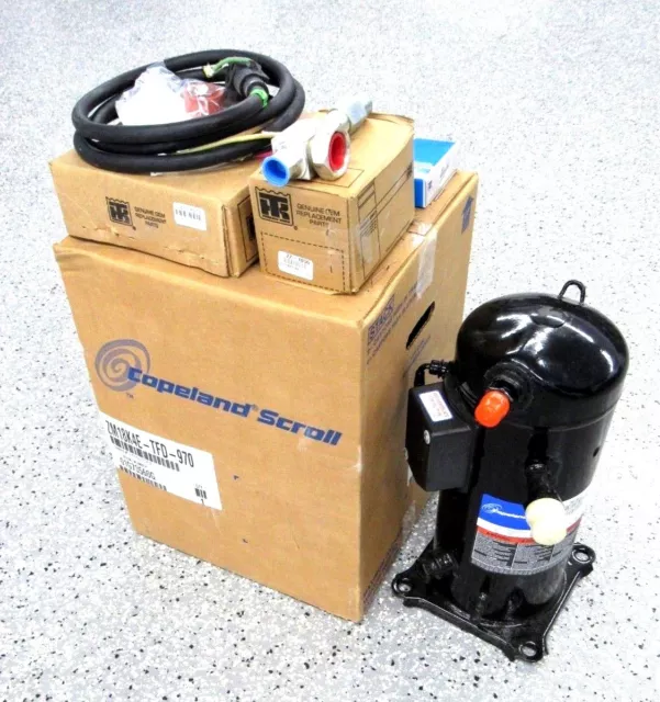 New Copeland Zm18K4E-Tfd-970 Scroll Compressor Zm18K4Etfd970 New Copeland Zm18K4E-Tfd-970 Scroll Compressor Zm18K4Etfd970