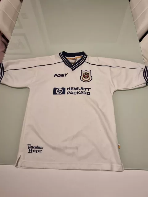 Tottenham Hotspur Home Football Shirt 1985/87 Medium Boys Hummel B981