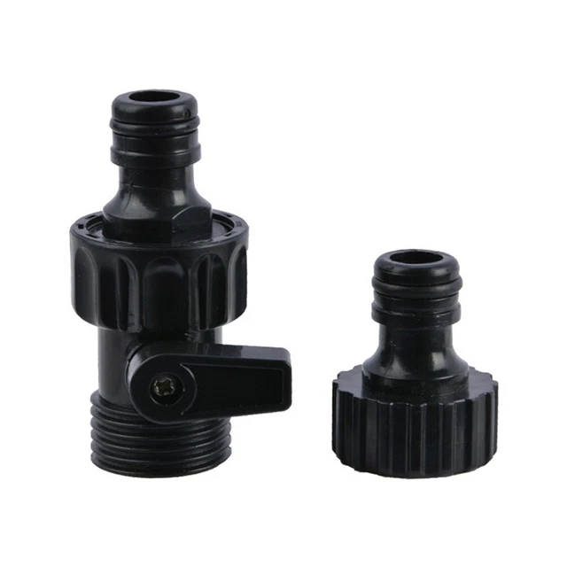 Garden Hose Pipe Inline Tap 1/2\ Shut Off Valve Fitting Connector Removable 7
