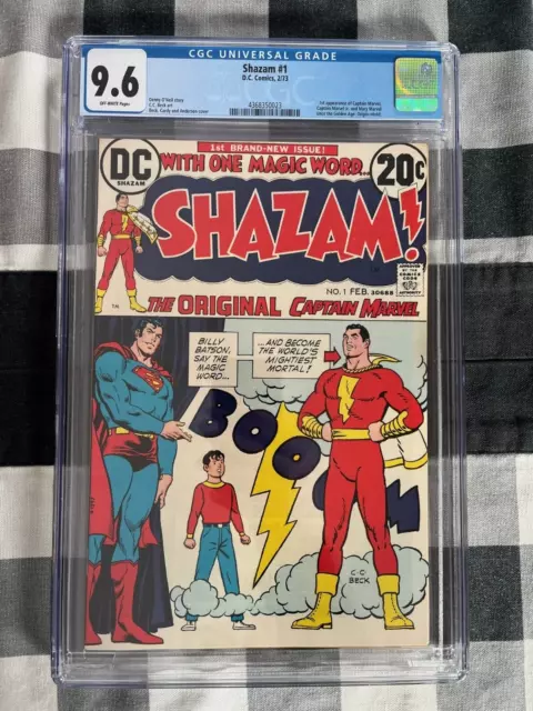 Shazam #1 (1973) CGC 9.6 - 1st Captain Marvel since Golden Age DC Comics Key