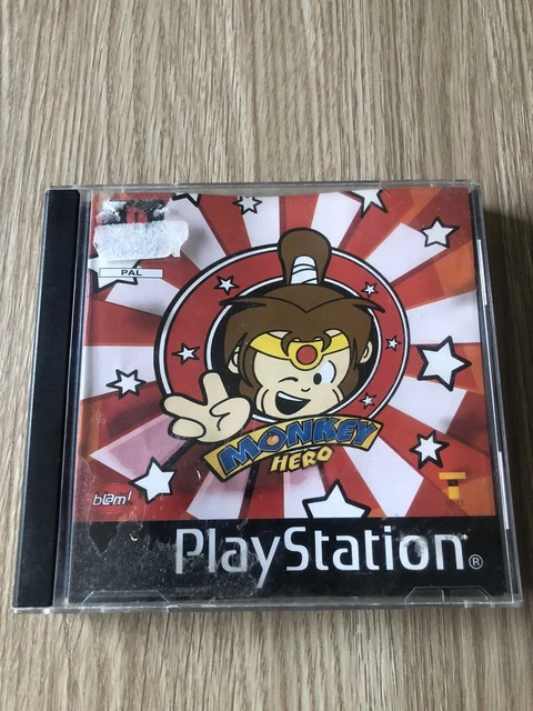 Boîte + Notice Monkey Hero Sony Playstation 1 Ps1 Français Rare Pas De Jeu