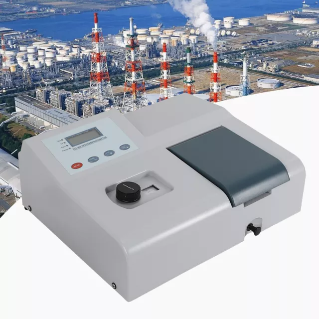 Visible Spectrophotometer Spectrometer Lab Analysis 350-1020nm Digital Display