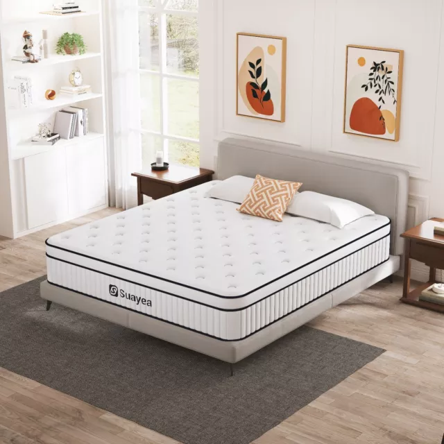 10 Inch Full Mattress Gel Memory Foam Hybrid Innerspring Full Size in A Box