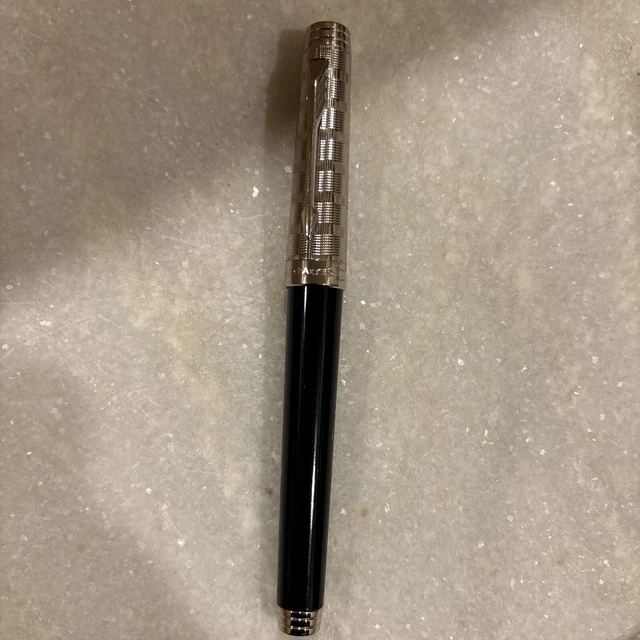 Stylo Plume Parker Premier Custom Black Tartan - Neuf De Stock Avec Étiquettes