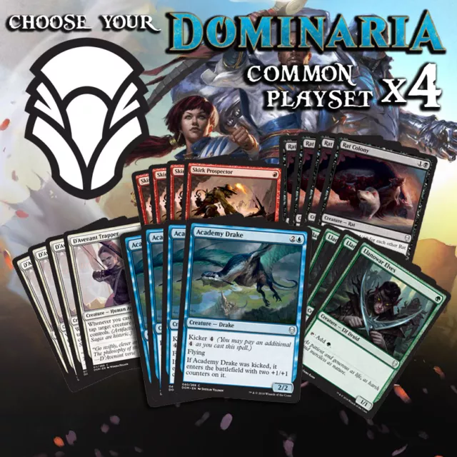 Choose Your Dominaria Common - Playset x4 cards - DOM MTG M/NM
