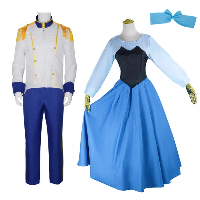 Ariel Costume The Little Mermaid Cosplay Prince Eric Disney Ariel Princess Dress