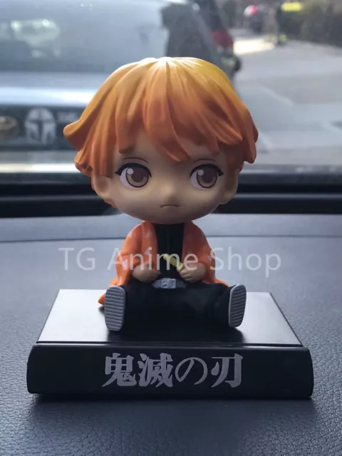 Demon Slayer: Kimetsu no Yaiba Agatsuma Zenitsu Anime Bobble Heads Action Figure