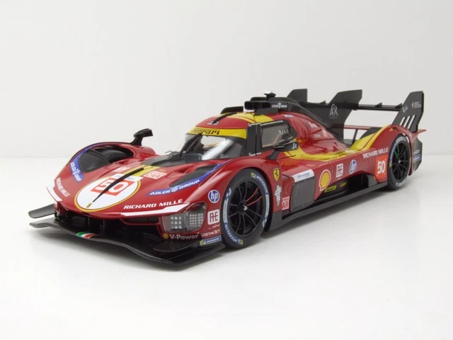Miniature Bburago 1/18 - Ferrari 499P - 24h Le Mans 2024 - 16313/BV