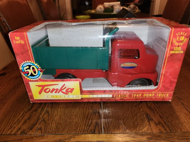 Camion Poubelle à Benne Basculante Tonka - Jouet D'occasion Pour Enfants