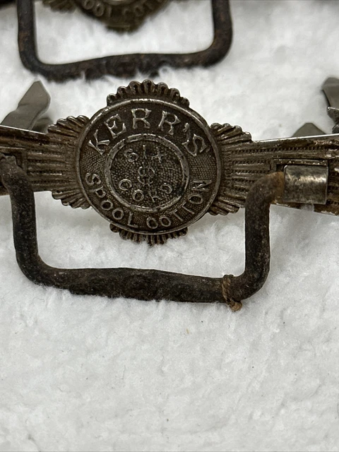 Kerr’s Antique Drawer Pulls Six Cord Spool Cotton Qty 9