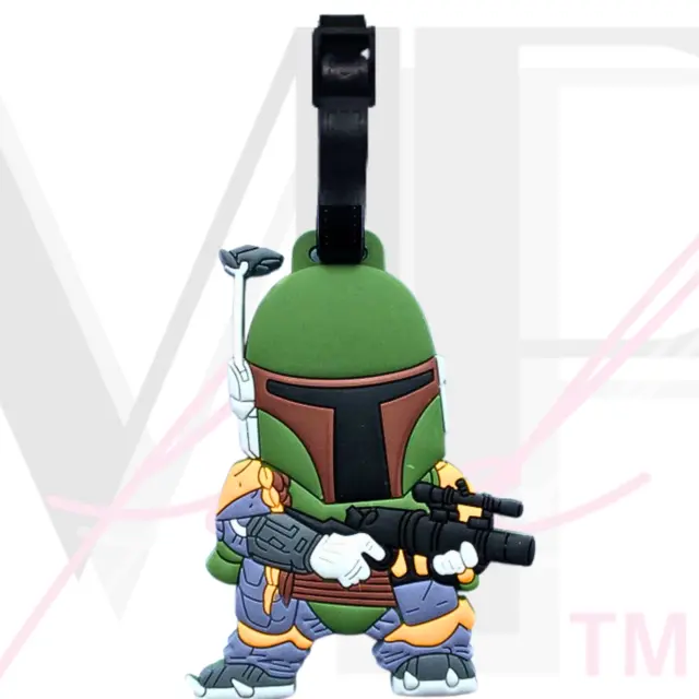 Star Wars Luggage Tag Accessory Travel ID Label Suitcase Bag Plane Car BOBA FETT