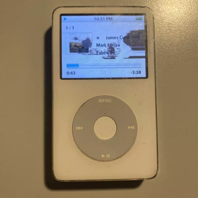 HS - Apple Ipod 60go A1136 - 60 GbClassic IPod - Défaut Ecran + Son