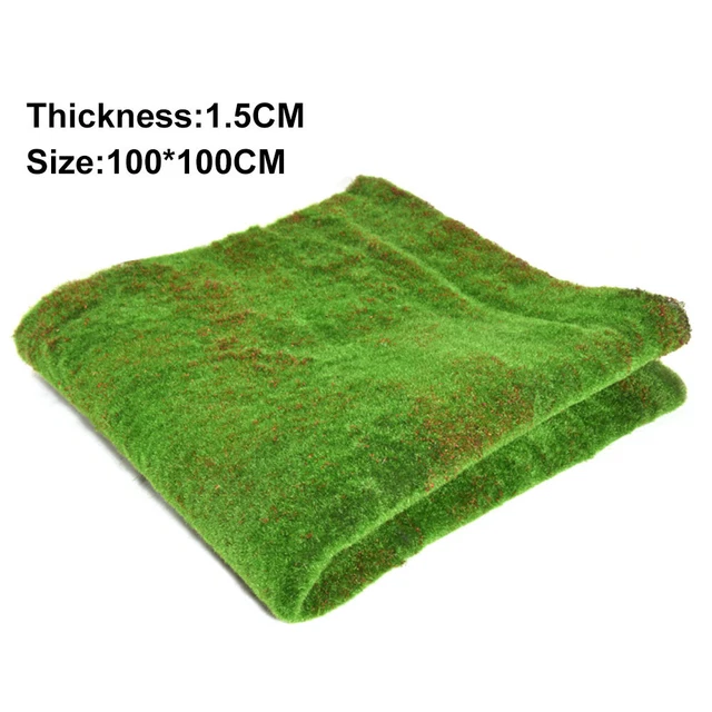 (427) Realistic Artificial Moss Grass Carpet Durable & Easy To Install