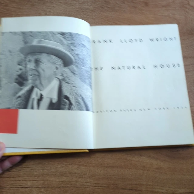 THE NATURAL HOUSE By Frank Lloyd Wright - 1954 Bramhall House Hardcover ...
