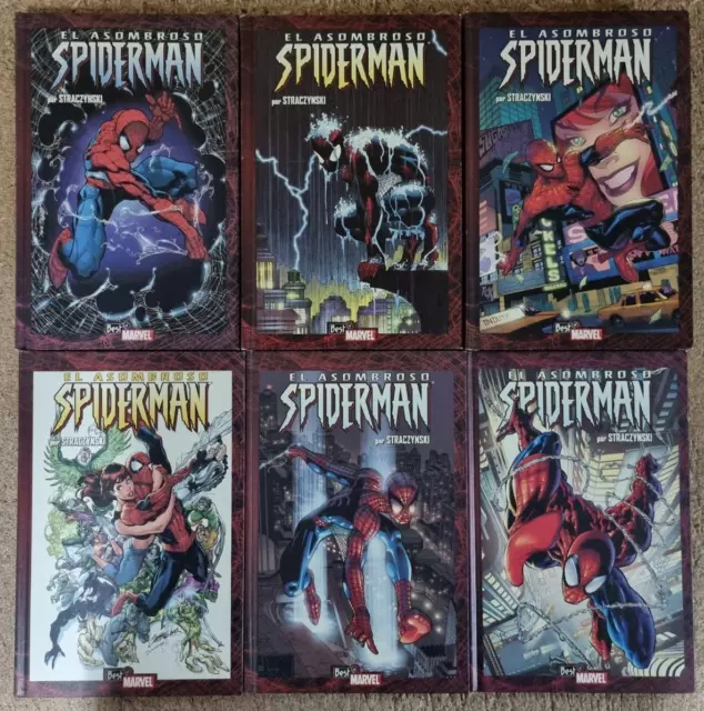 Best of Marvel Essentials.El Asombroso Spiderman.Straczynski.Lote 6 Tomos.Panini