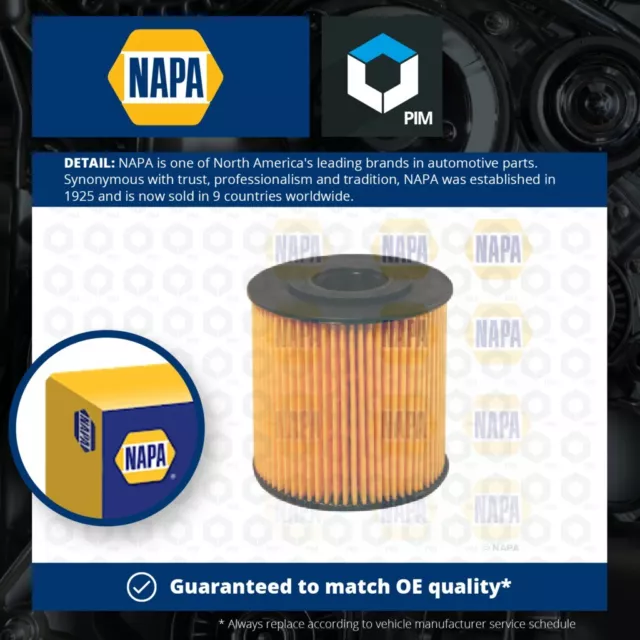 Oil Filter fits VOLVO V40 645 1.6 1.8 1.9 2.0 95 to 04 NAPA 1275810 12758108 New