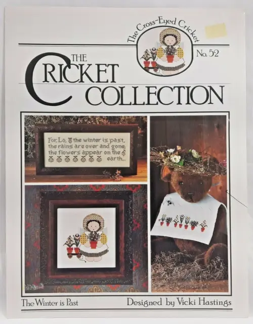 1988 colección de cricket The Winter Is Past 52 libro de patrones punto de cruz colección 8196