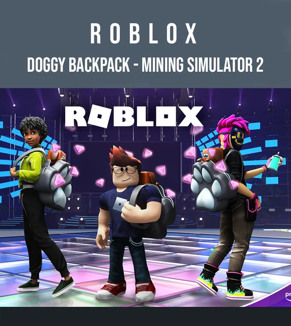 ROBLOX DOGGY Backpack Mining Simulator 2 All Platforms £1.42