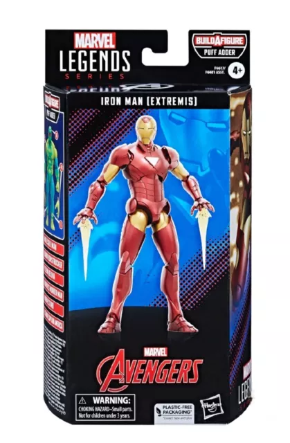 Avengers Marvel Legends IRON MAN Extremis NEW  6" Figure Collectors Puff Build