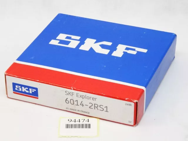 SKF Explorateur Roulements à Billes 6014-2RS1 / Neuf Emballage D'Origine