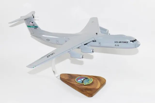 Lockheed Martin® C-141b Starlifter, 313th Airlift Squadron, 18" Mahogany Scale