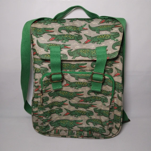 KATH KIDSTON CROCODILE Rucksack Backpack Bag Aligator Green Kids 15.00 PicClick UK