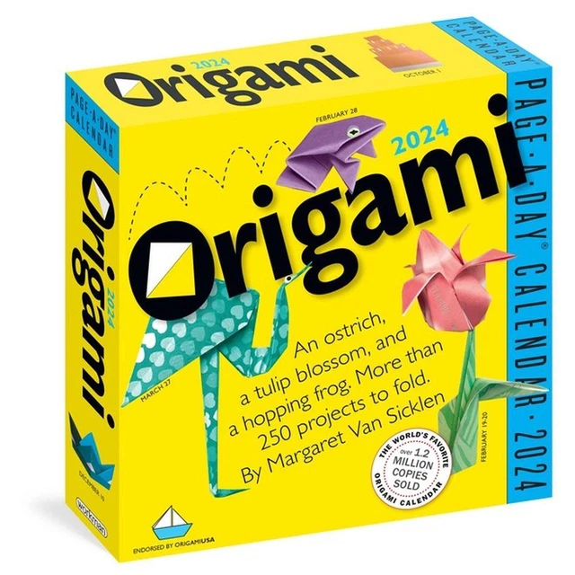 ORIGAMI PAGEADAY CALENDAR 2024 More Than 250 Projects to Fold
